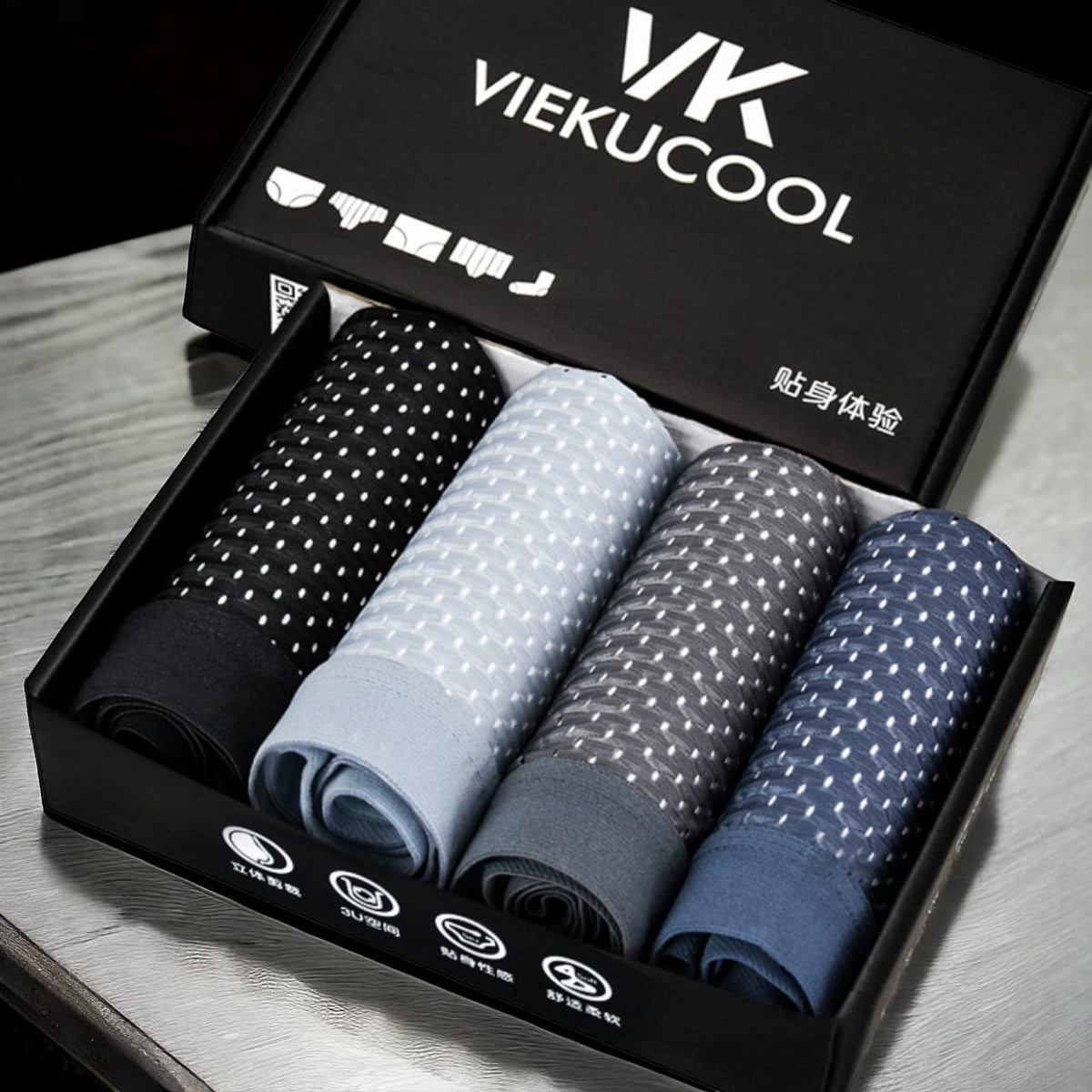 4 Pcs Combo Viekucool Boxer Underwear